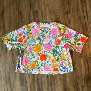 Womens Ostroy cycling crop top — Size Medium